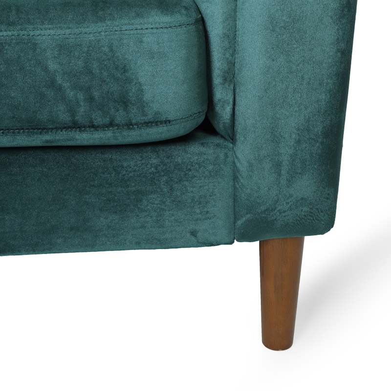 Ansonia Contemporary Velvet 3-seat Sofa by Christopher Knight Home