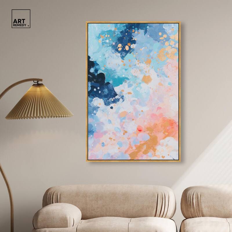 Vibrant Vortex Canvas by Art Remedy