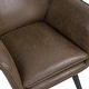 preview thumbnail 34 of 92, Upholstered Wingback Armchair Leisure Accent Chair, Single - 40.55" H x 28.34" W x 33.1" D