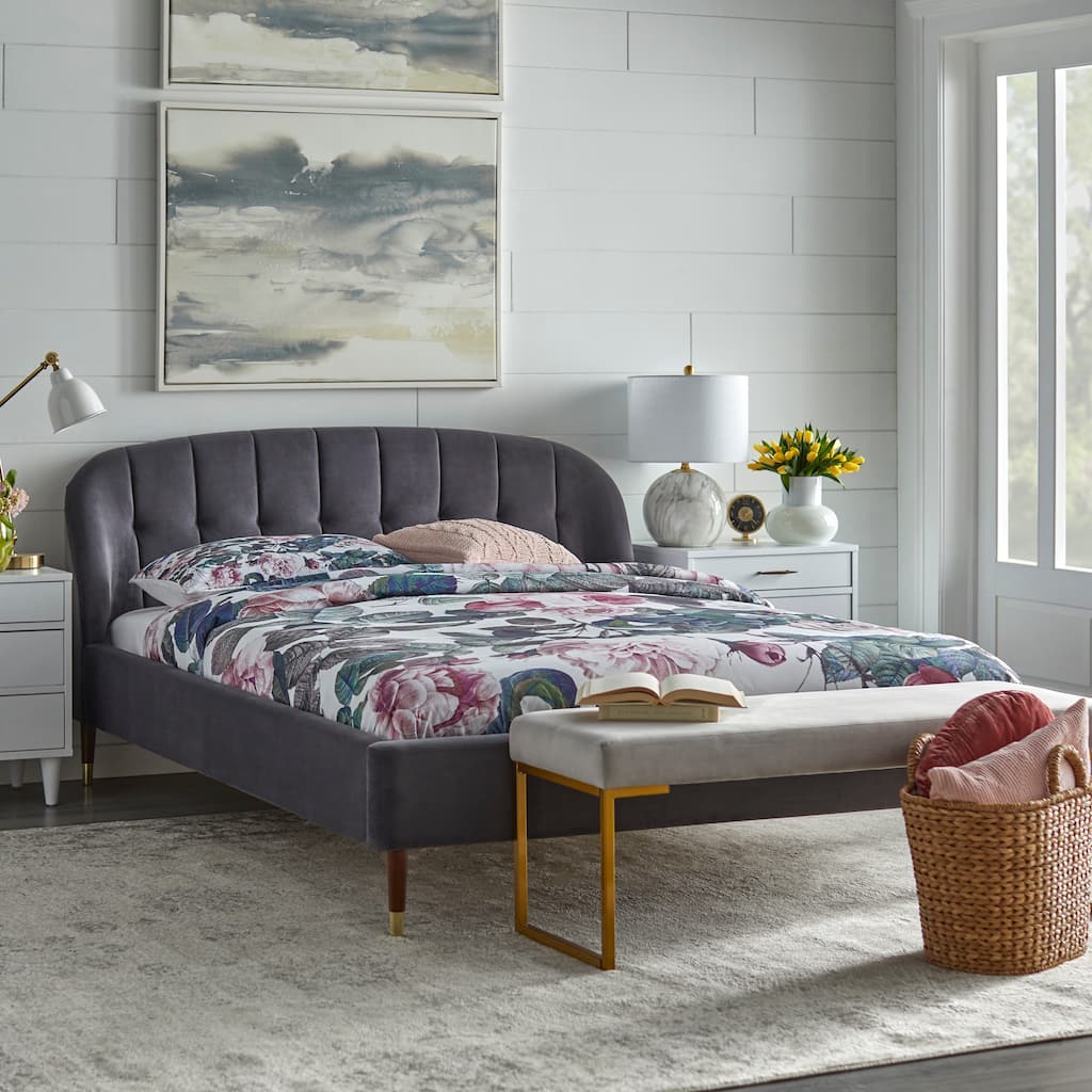 Lifestorey Palm Queen Platform Bed