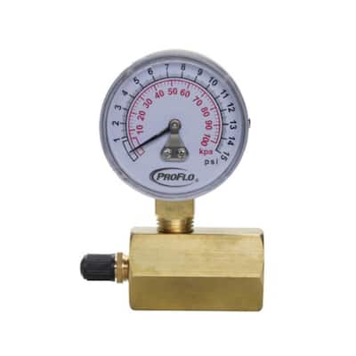 PROFLO 2" Gas Test Gauge Assembly 0-100lb