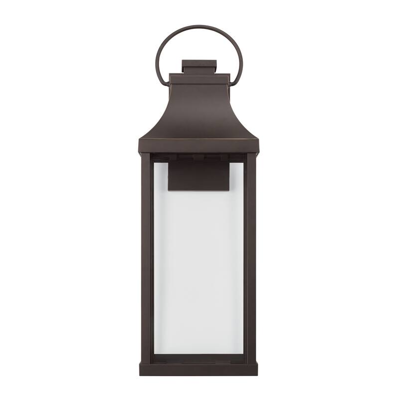Bradford Outdoor 1-light Extra Large LED Wall Lantern w/ Clear Glass