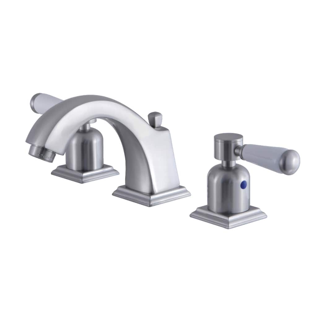 Kingston Brass Paris 1.2 GPM Widespread Bathroom Faucet with Pop-Up