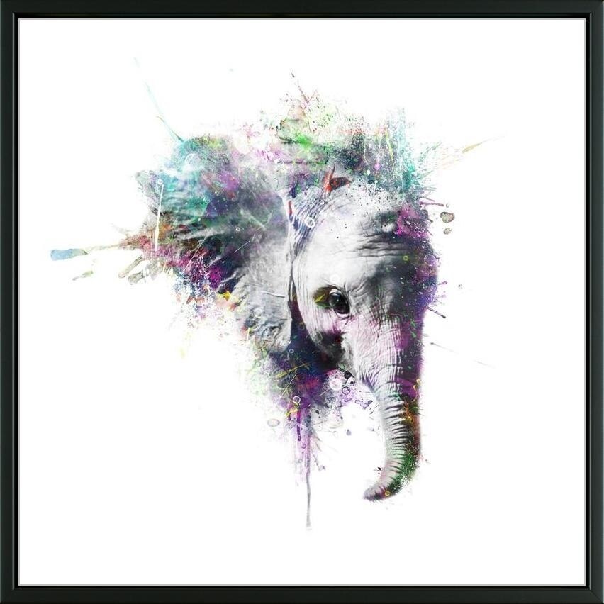 Shop Easy Art Prints Veebee S Elephant Premium Canvas Art