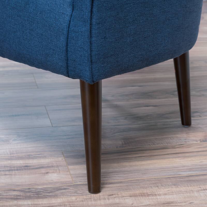 Modern Club Chair with Tufted Back