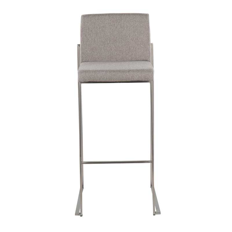 Silver Orchid Forrest High Back Bar Stool - Set of 2