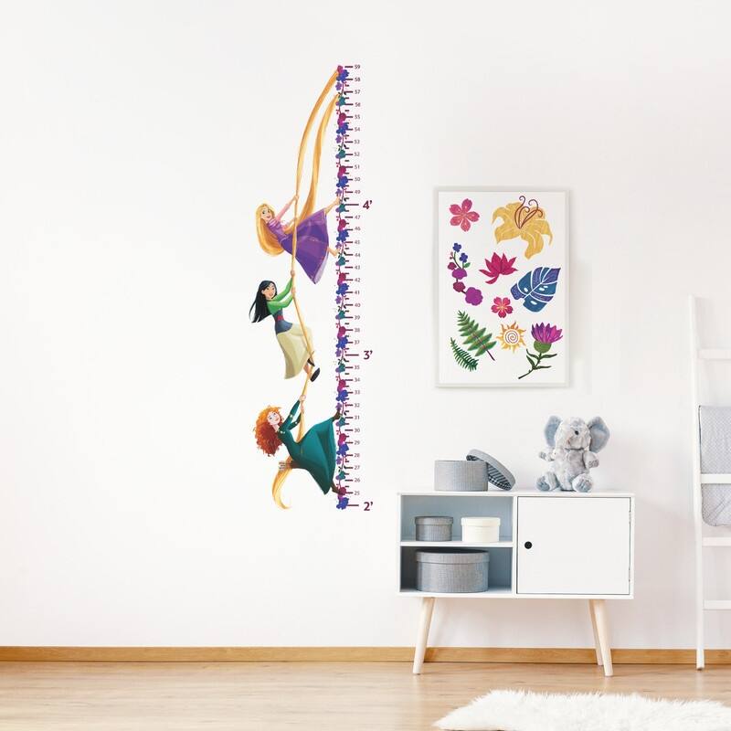 Disney Princesses Growth Chart Peel And Stick Wall Decals by RoomMates