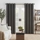 preview thumbnail 35 of 36, Eclipse Aura Draft Stopper Energy Saving 100% Blackout Grommet Top Curtain Panel