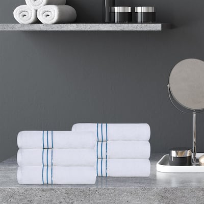 Turkish Cotton Heavyweight Hand Towel Set of 6 by Superior