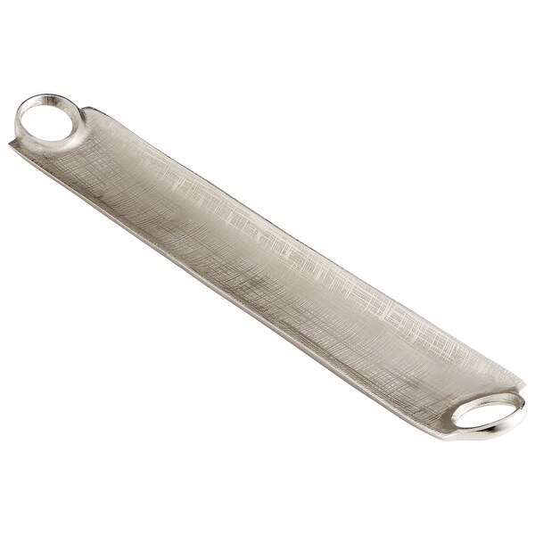 Cyan Design 09809 Katerina 24-1/2" Wide Aluminum Tray - Textured Nickel