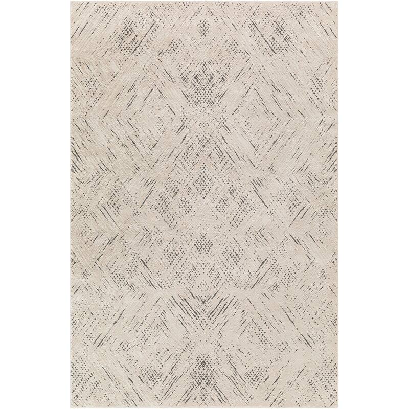 Livabliss Alder Machine Striped Geometric Area Rug