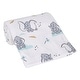 preview thumbnail 3 of 2, Lambs & Ivy Disney Baby Dumbo Elephant White Minky/Fleece Faux Shearling Baby Blanket