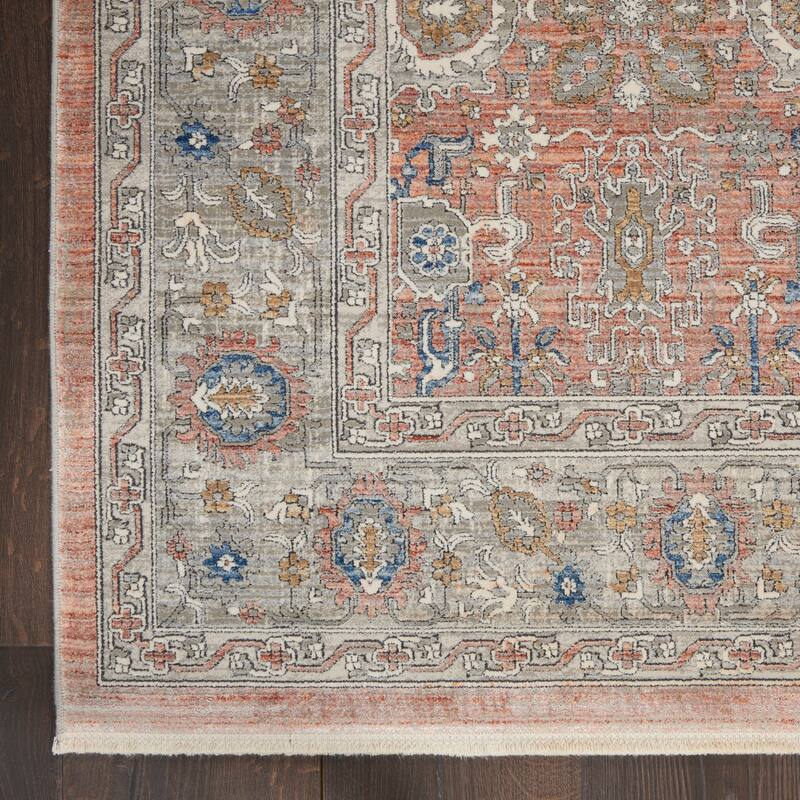 Nourison Starry Nights Contemporary Persian Floral Medallion Area Rug