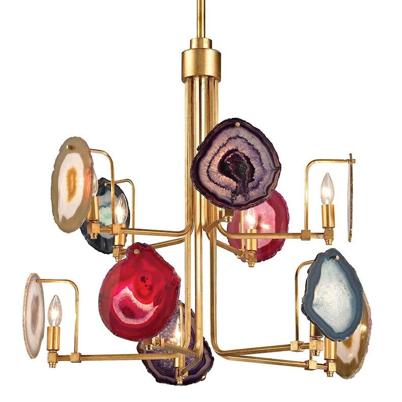 Elk Home 1141-008  Gallery 10 Light 30" Wide Chandelier - Chandeliers For Bedrooms by Overstock.com