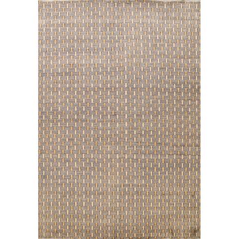 Geometric Contemporary Gabbeh Kashkoli Oriental Area Rug Wool Handmade - 8'1" x 10'2"