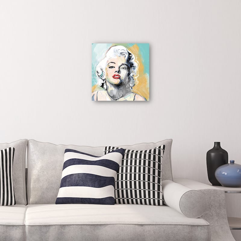 Marilyn Portrait I By Studio Arts Canvas Art Print