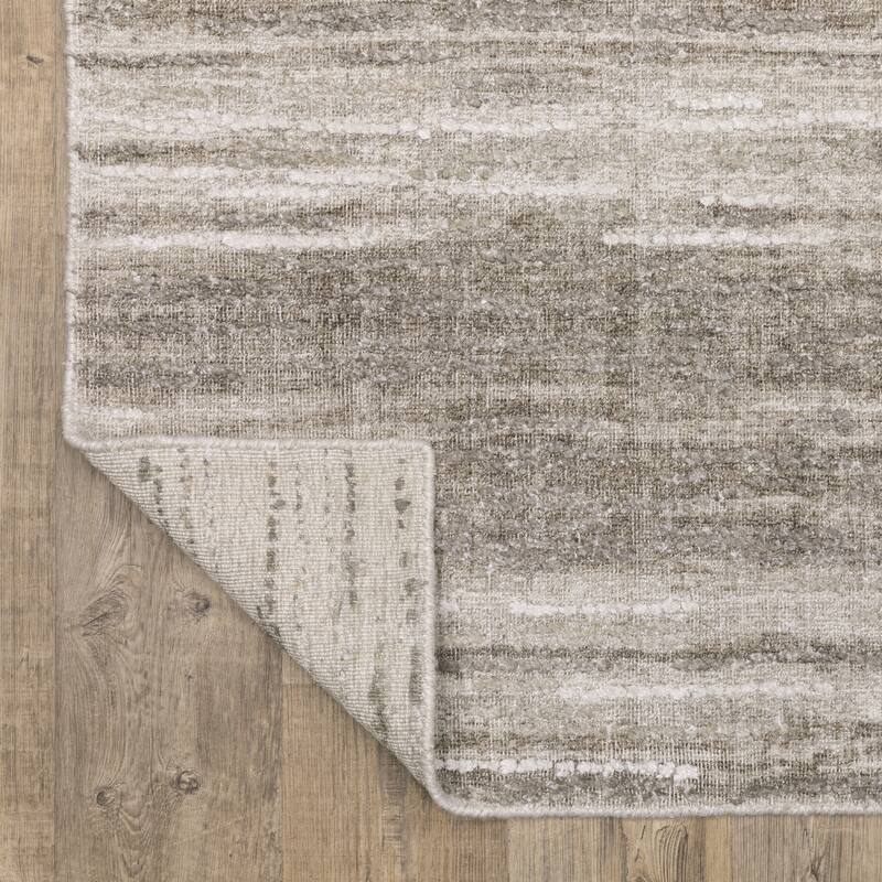 Cameryn Textural Distressed Stripe Area Rug