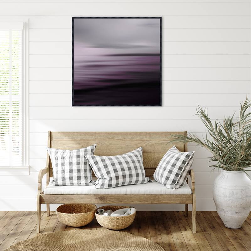 Mystic Twilight Waves by Lena Weisbek Framed Canvas Wall Art Print