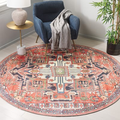 SAFAVIEH Serapi Shahrzad Traditional Machine Washable Cotton Rug