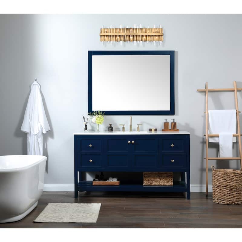 Indigo Home 36 inch crystal bath sconce