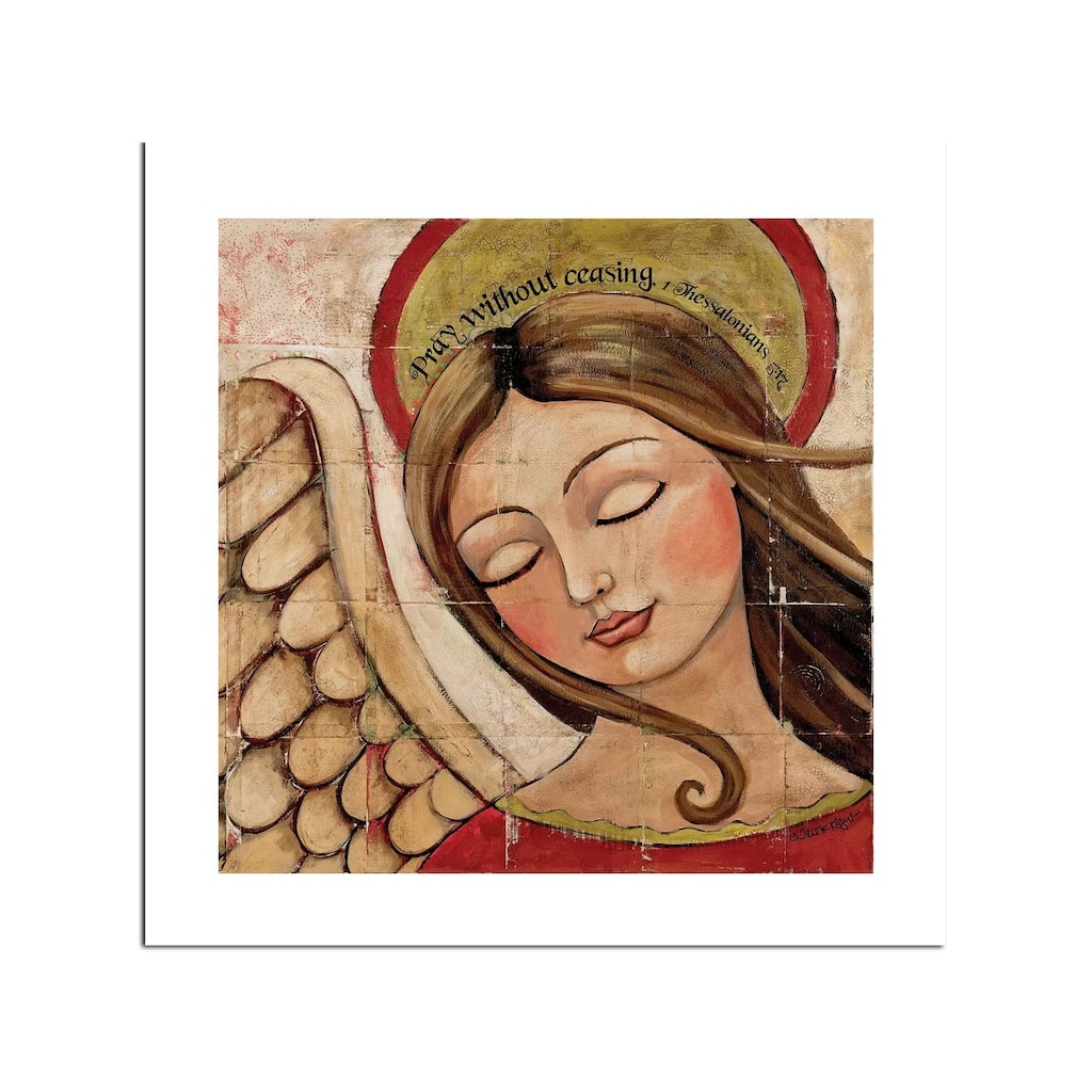 Pray Without Ceasing Fine Art Paper Print by Teresa Kogut - Multi