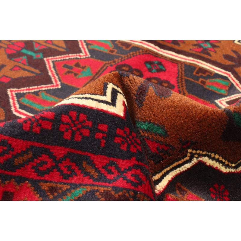 ECARPETGALLERY Hand-knotted Teimani Brown Wool Rug - 2'10 x 4'9