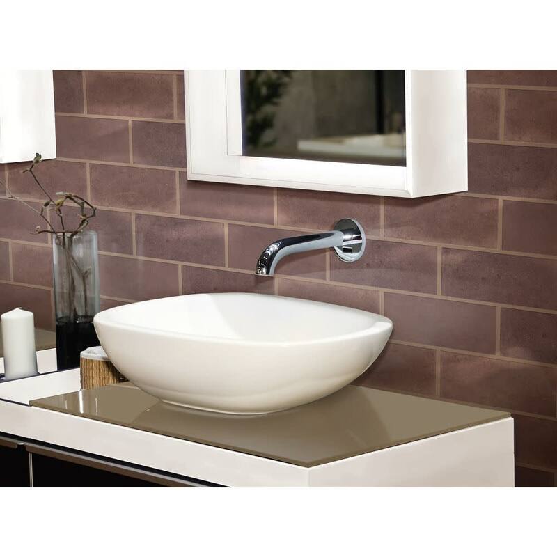 Shaw 491TS Halftone - 4" x 8" Rectangle Floor and Wall Tile - Glossy