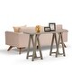 preview thumbnail 22 of 30, WYNDENHALL Hawkins Rustic Wood Console Table - 50 W x 16.5 D x 29.5 H