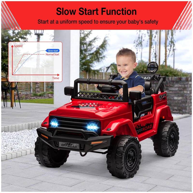 Electric Ride On Truck Car for Kids 3-7 with Remote Control