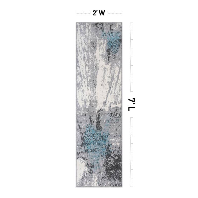 World Rug Gallery Modern Abstract Area Rug