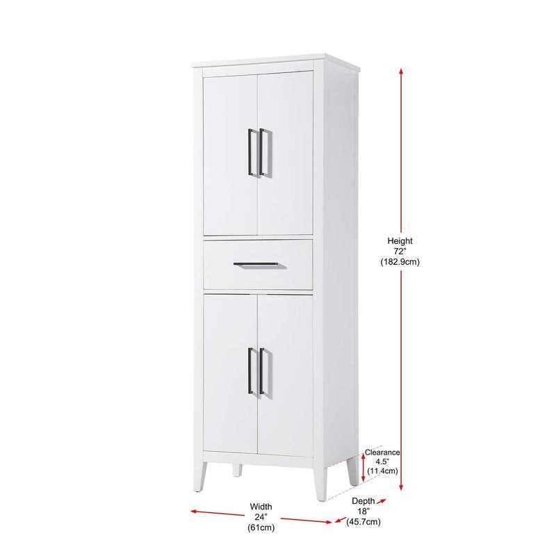 Laura 16-28 Inch Bath Storage Cabinet