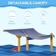 preview thumbnail 6 of 7, Outsunny Pirate Ship Kids Sandbox with Cover, Outdoor Wooden Sandbox Boat Toy for Backyard, Ages 3-8 Years Old