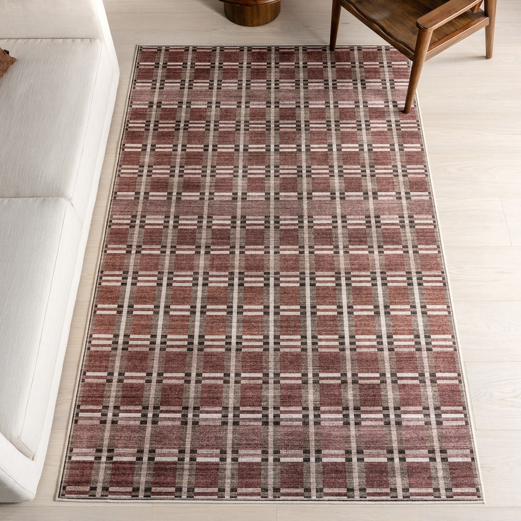 Nuloom Uzma Plaid Area Rug