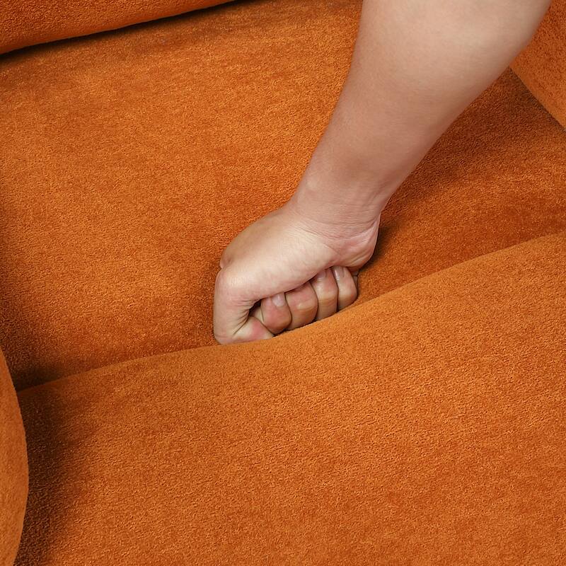 Fremont & Park Lennon 35" Microfiber Manual Swivel Glider Recliner - Removable Back