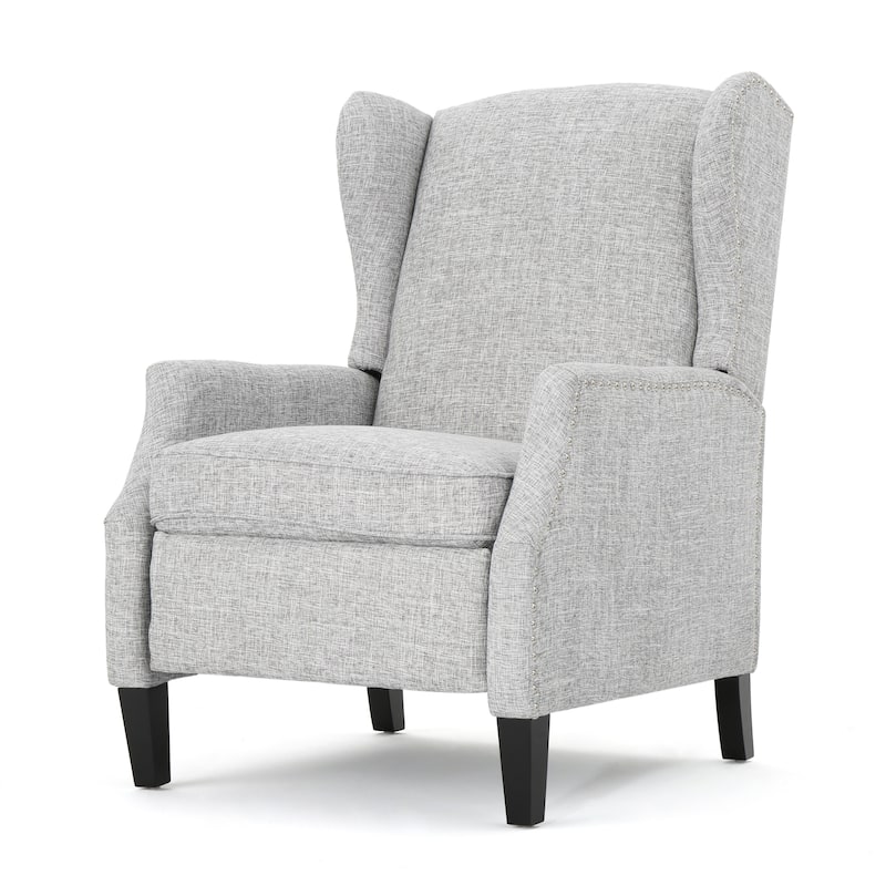 Contemporary Modern Recliner, Tufted Push-back Recliner