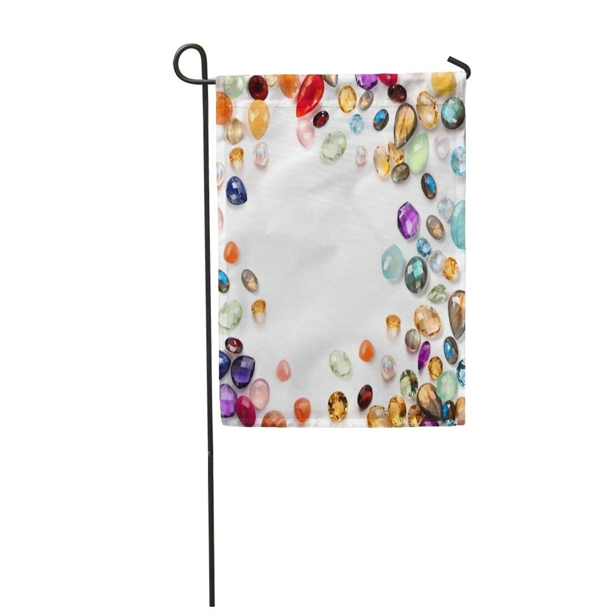 Bright Gemstones On Real Polished Stones Amethyst Sapphire Blue Garden Flag Decorative Flag House Banner 12x18 Inch On Sale Overstock 31342807