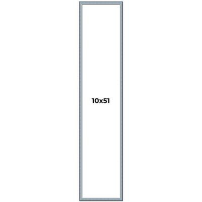 10x51 Frame Rustic Sky Blue Solid Wood Picture Frame | 0.75 Inch