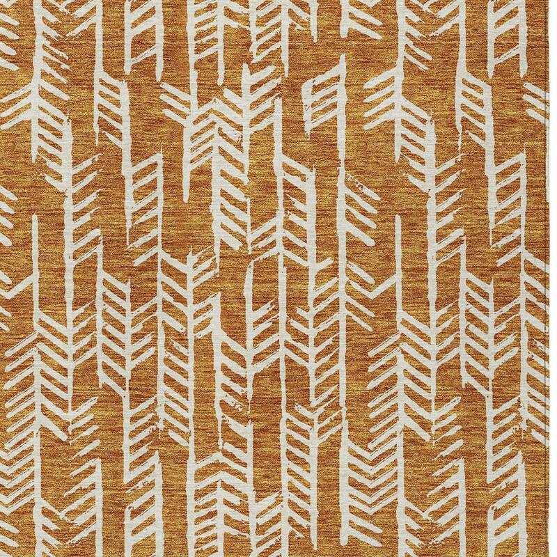 HomeRoots Tribal Transitional Rectangle Outdoor Rug