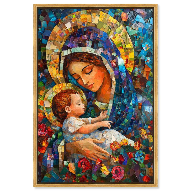 Glass Gospel II Canvas by Art Remedy - Gold - 30" x 45"