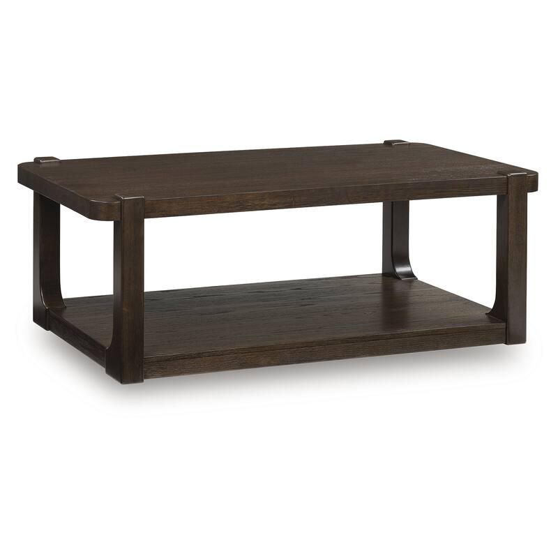 Signature Design by Ashley Breckington Brown Coffee Table - 50"W x 26"D x 18"H