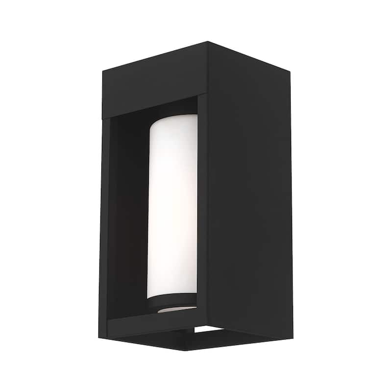 Livex Lighting Bleecker Single Light 9" Tall Outdoor Wall Sconce