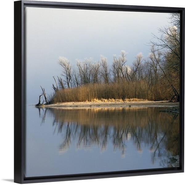 Shop Hoarfrost On Trees Along Mississippi River Water Reflection Upper Mississippi National Wildlife Refuge Wisconsin Multi Overstock 25505827