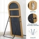 preview thumbnail 14 of 18, Modern Arched Mirror Full-Length Floor Mirror with Stand