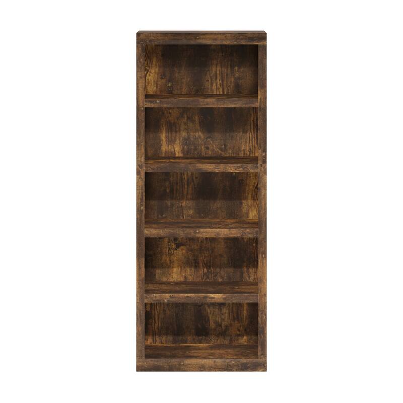 Furinno Rail 5-Tier Open Shelf Bookcase