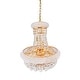 preview thumbnail 4 of 7, Empire 8 Light Down Chandelier With Gold Finish