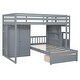 preview thumbnail 24 of 28, Storage-Savvy Design Full over Twin Bunk Bed with Wardrobe, Drawers