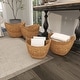 preview thumbnail 33 of 81, Handmade Dried Plant Wicker Contemporary Storage Basket