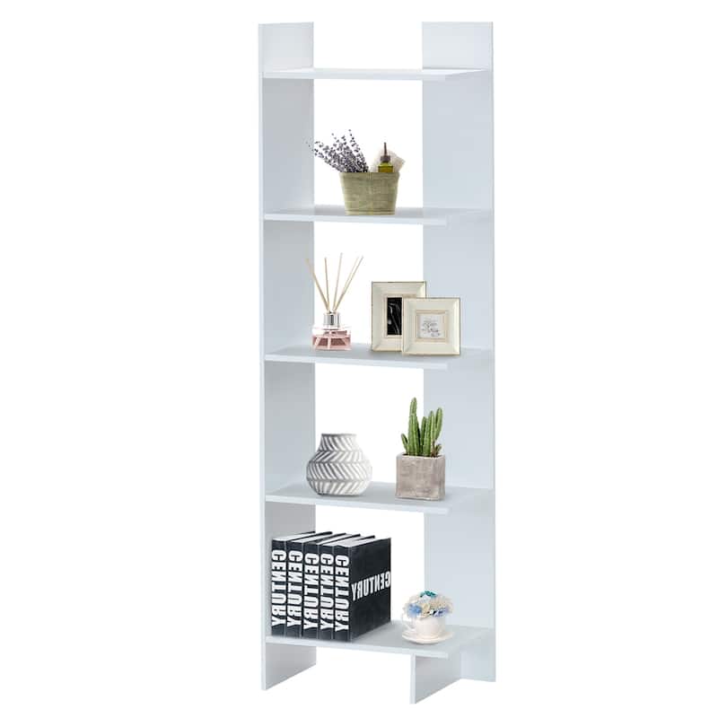Costway 1PC/2PCS 5-Tier Bookcase Storage Open Shelves Display Unit