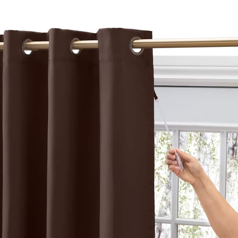 Ultimate Blackout 45-inch Short Length Grommet Curtain Panel