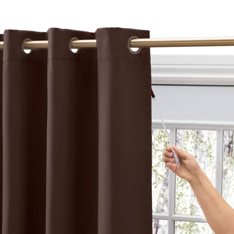 Ultimate Blackout 54-Inch Short Length Grommet Curtain Panel